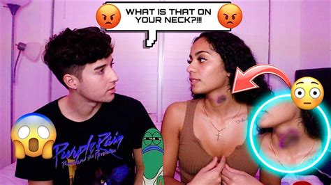 Hickey Prank On Boyfriend Gone Wrong Youtube