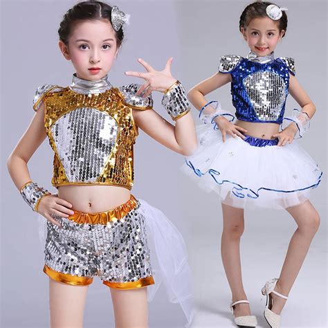 Trajes De Escenario De Lentejuelas Para Ni Os Traje De Baile De Jazz