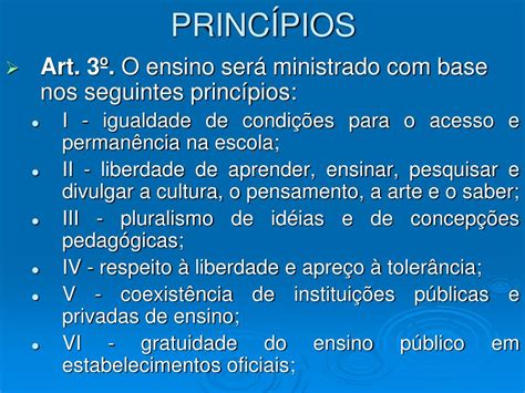 PPT LEI DE DIRETRIZES E BASES DA EDUCAÇÃO NACIONAL PowerPoint