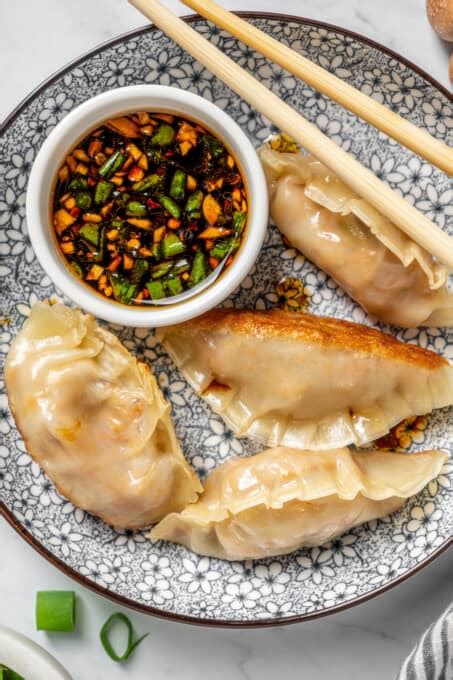 Vegan Dumplings With Dipping Sauce Jessica In The Kitchen