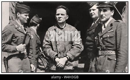 The execution of Auschwitz Commandant Rudolf Höss in 1947. He was ...