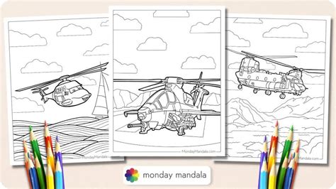 36 Helicopter Coloring Pages (Free PDF Printables)