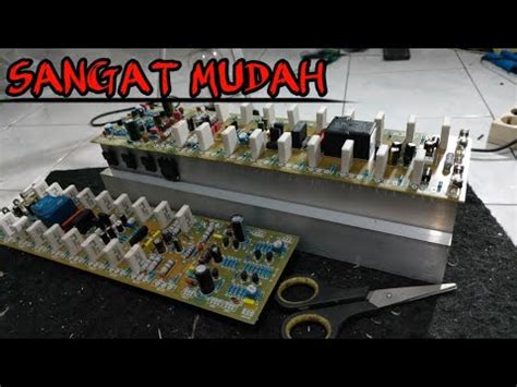 Cara Pasang Transistor Final Pada Pendingin Model Build Up YouTube