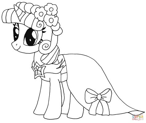 Princess Twilight Sparkle from My Little Pony Coloring Page - My Little Pony Coloring Pages