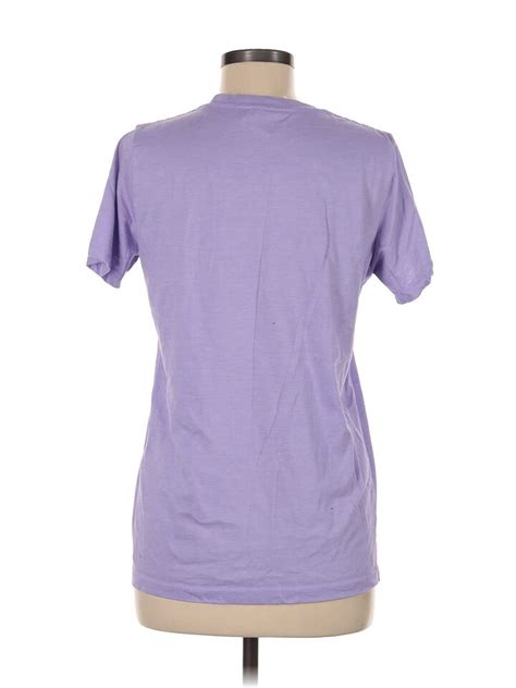 Apparel Love Women Purple Short Sleeve T Shirt M EBay