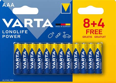 Batteri Varta Longlife Power Aaa V Lr Pack