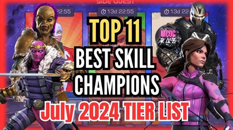 Top Best Skill Champions In Mcoc July Edition Personal Tier