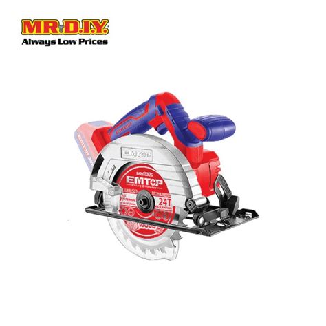 Pre Order Emtop Lithium Ion Circular Saw Elcs201650 Mrdiy