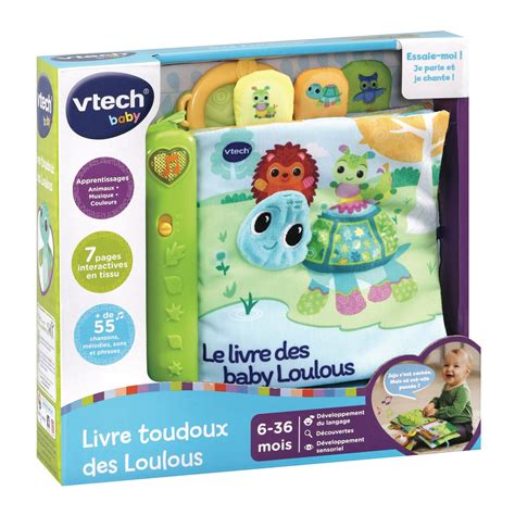 Livre toudoux des Loulous VTECH BABY le livre à Prix Carrefour