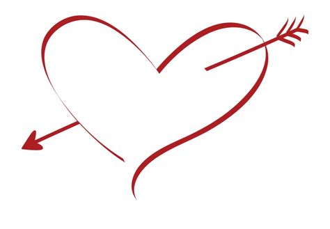 Heart With Arrow Clipart