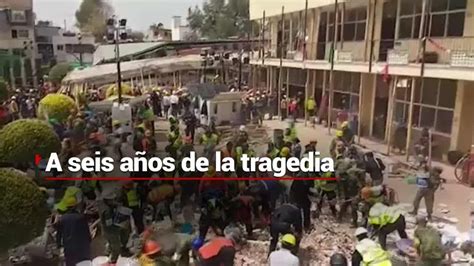 Se cumplen seis años del terremoto del 19 de septiembre de 2017 se