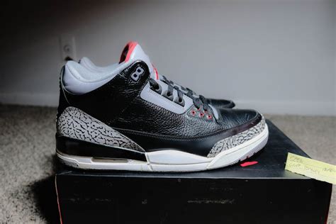 Jordan Brand Jordan retro 3 black cement 2011 | Grailed