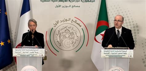 Le Premier Ministre et son homologue française co président à Alger les