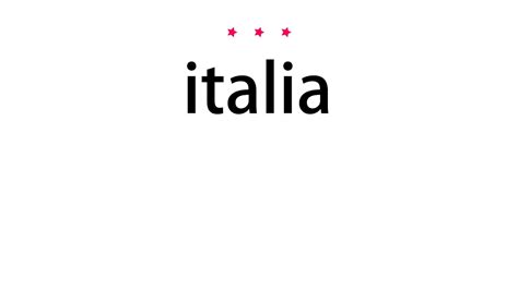 How To Pronounce Italia Vocab Today Youtube