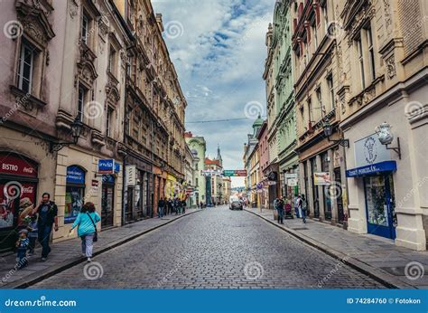 Old Town of Pilsen editorial image. Image of street, city - 74284760