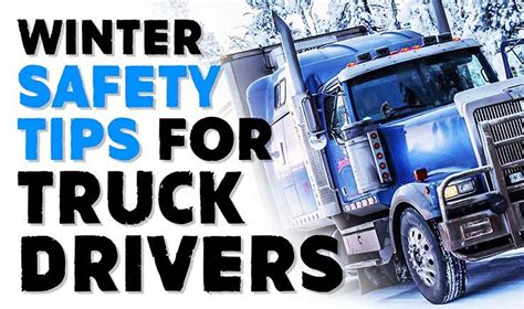 6 Winter Driving Safety Tips For Truck Drivers Rhino Usa