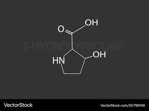 Pyridoxal Molecular Skeletal Chemical Formula Vector Image