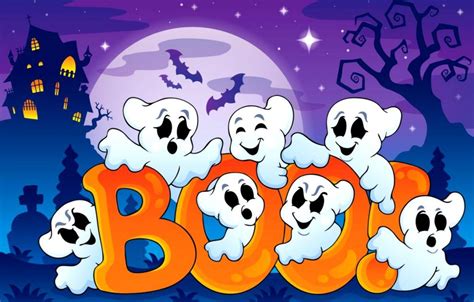 Boo Cute Halloween Wallpapers - Top Free Boo Cute Halloween Backgrounds ...