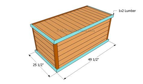 Deck Box Plans | MyOutdoorPlans