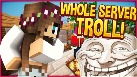 TROLLING MY WHOLE MINECRAFT SERVER Minecraft Trolling YouTube