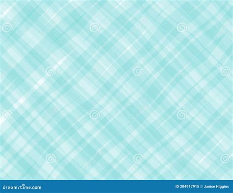 Light Teal Plaid Pattern For Abstract Background Stock Illustration