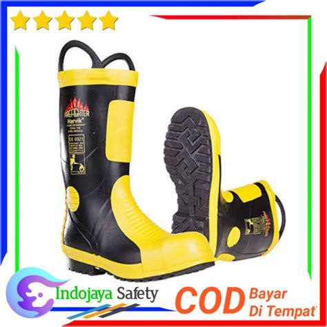 Jual Sepatu Boot Harvik Pemadam Kebakaran Sepatu Firefighter Harvik