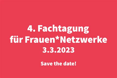 4 Fachtagung für Frauen Netzwerke NPO Frauennetzwerk