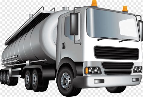 Gray Truck Illustration T Shirt Tank Truck Fuel Tank Tank Truck