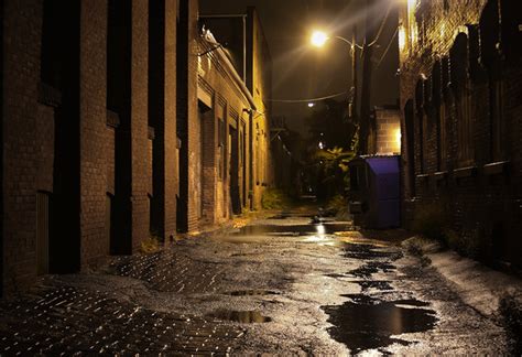 dark alley in the rain – wrathful empathies – An American Folktale