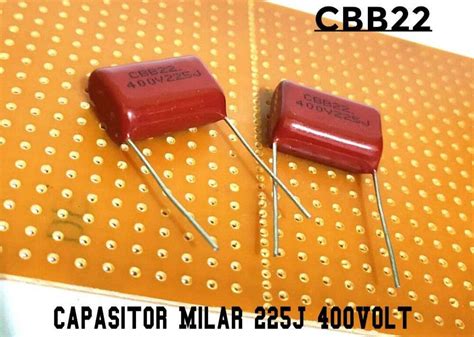 KAPASITOR MILAR CBB22 225j 400v Lazada Indonesia