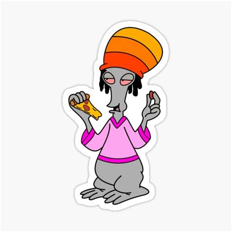 Roger The Alien American Dad Stoner Sticker For Sale By Juuliaussai