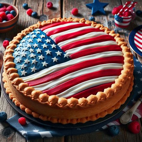 American Flag Cake - FoodWrite
