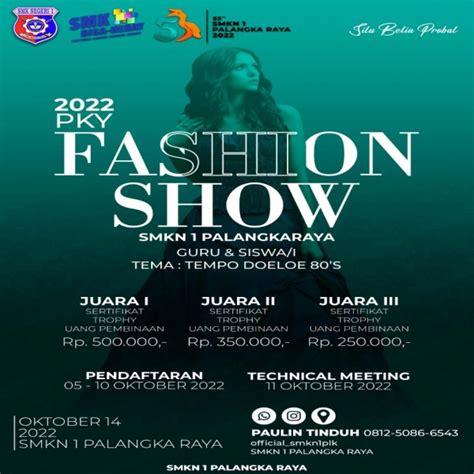 Lomba Fashion Show Dalam Rangka Hut Ke Smkn Palangkaraya Smkn