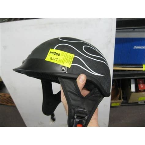 BLACK MOTORCYCLE HELMET