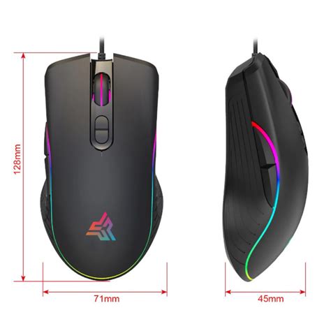 Mouse Gamer Para Jogo Ptico Led Rgb Usb Pc Videogame Shopee Brasil