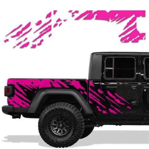 Custom Vinyl Decal Wrap Kit For 2020 Jeep Gladiator Splash Pink Ebay