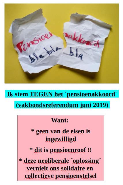 Oproep Stem Tegen De Pensioenroof Referenda Fnv Cnv Vcp Globalinfonl