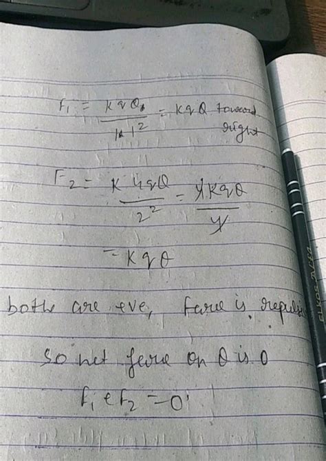 Two Charged Particles Q And 4q Are Kept Di Of Electric Charge Coulomb