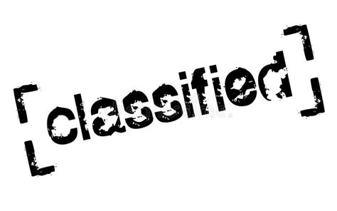 Classified Sticker Stock Vector Illustration Of Classified 120119429