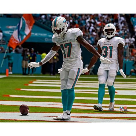 Jaylen Waddle Miami Dolphins Unsigned Waddle Celebration Photograph In