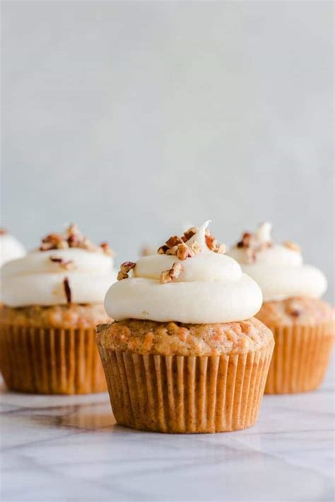 Carrot Cake Cupcakes - House of Yumm