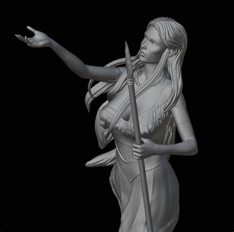 Pocahontas 1to10 Stl File 3d Print Model 3d Model 3d Printable Cgtrader