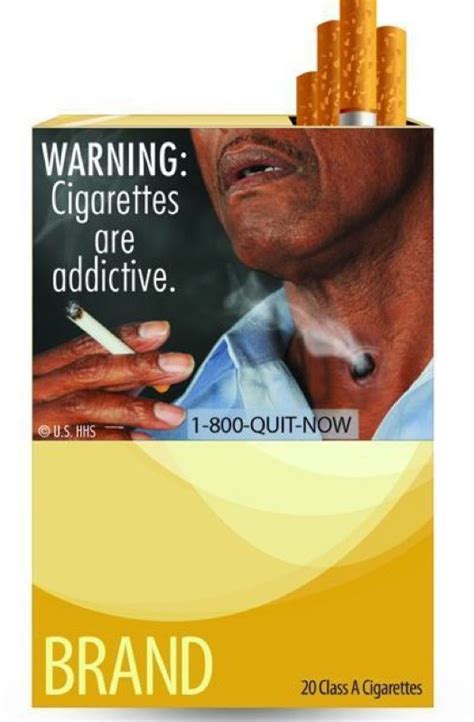 Warning Cigarettes Are Addictive And The Warning Labels Are Scary