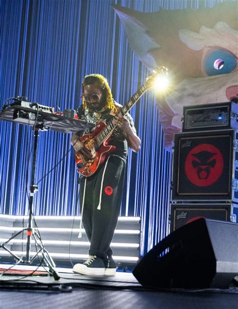 Thundercat Goes Hard With Anime Six String Bass Jewel Encrusted Sonic