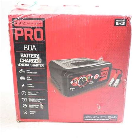 Schumacher Pro 80a Battery Charger Engine Starter Rio Grande Trade