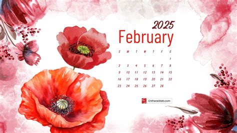 February Desktop Wallpaper Calendars Entheosweb