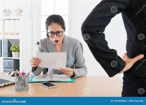 Young Attractive Office Worker Woman Getting Fired Royalty-Free Stock ...