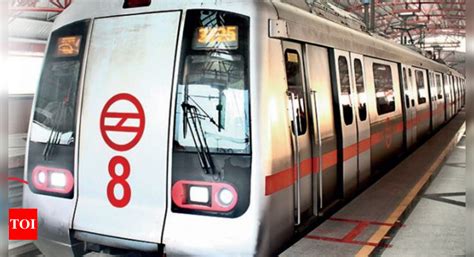 Red Line 9 Delhi Metro Red Line Trains Become Eight Coach Formations