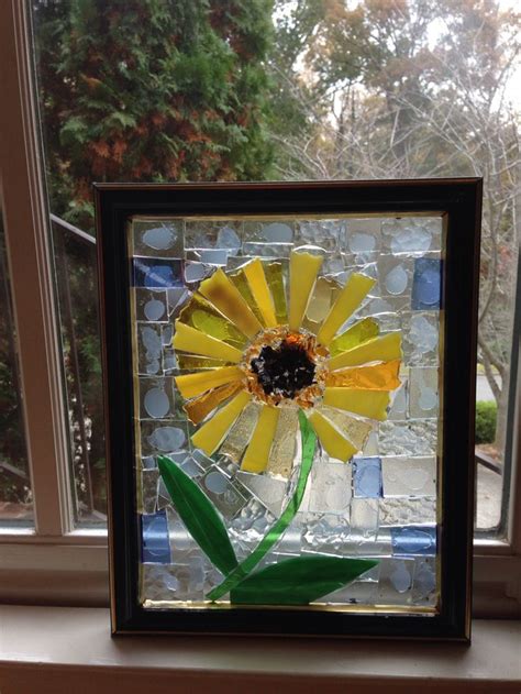 Pin By Margie Krueger On Mosaic Glass Blocks Glass Window Art Sea