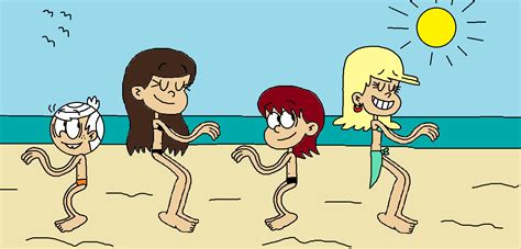 Loud House Beach Hula By Syfyman2xxx On Deviantart